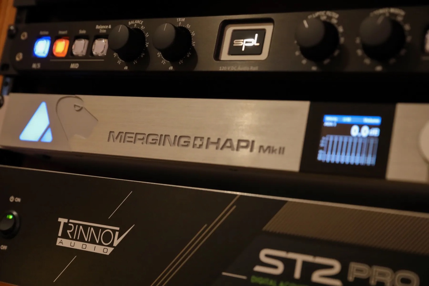 Merging Hapi MK2 and Trinnov ST2 Pro converters and monitoring processor